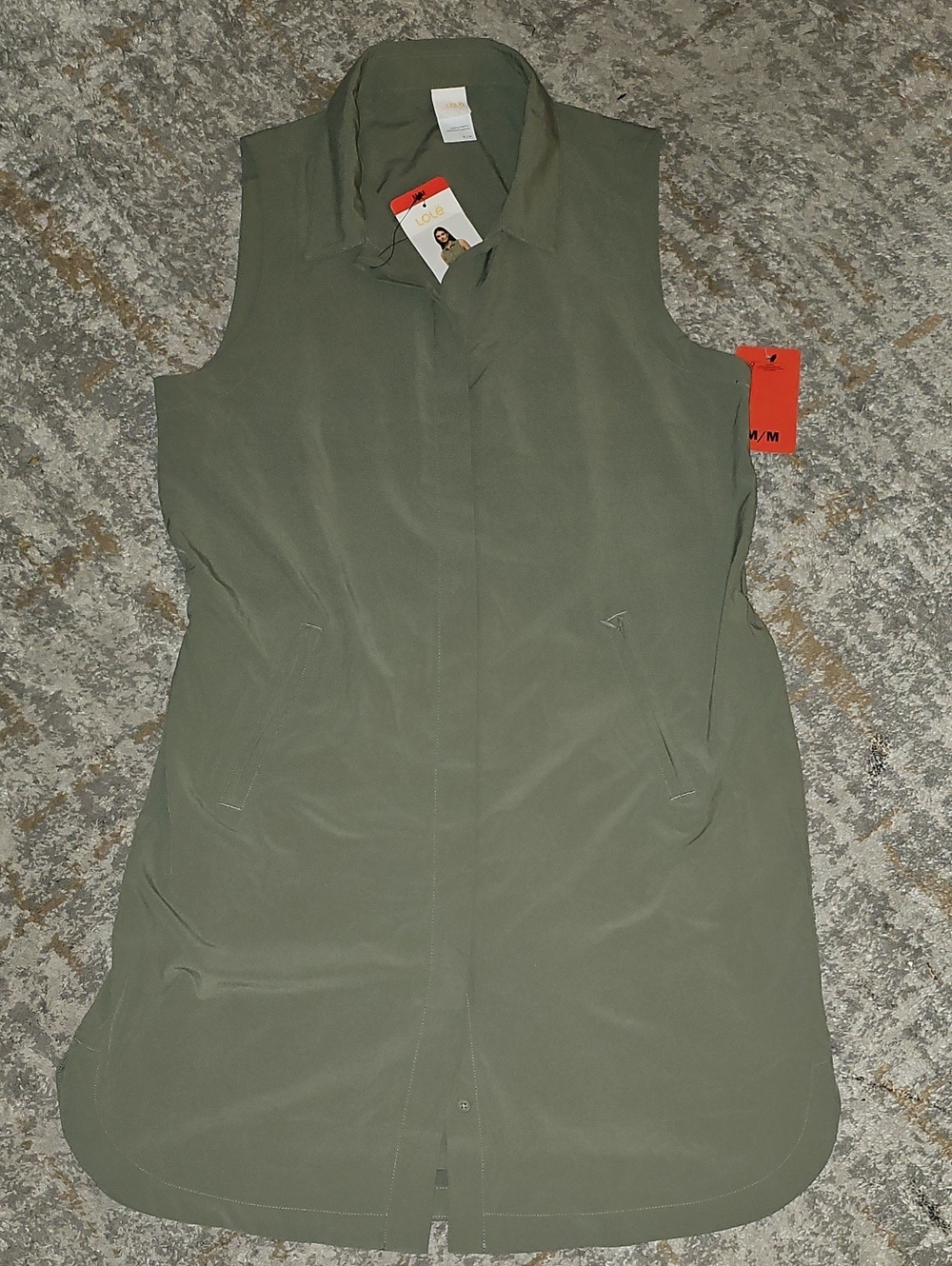 LOLË Women's Olivie Shirt Dress Medium - Picture 6 of 11